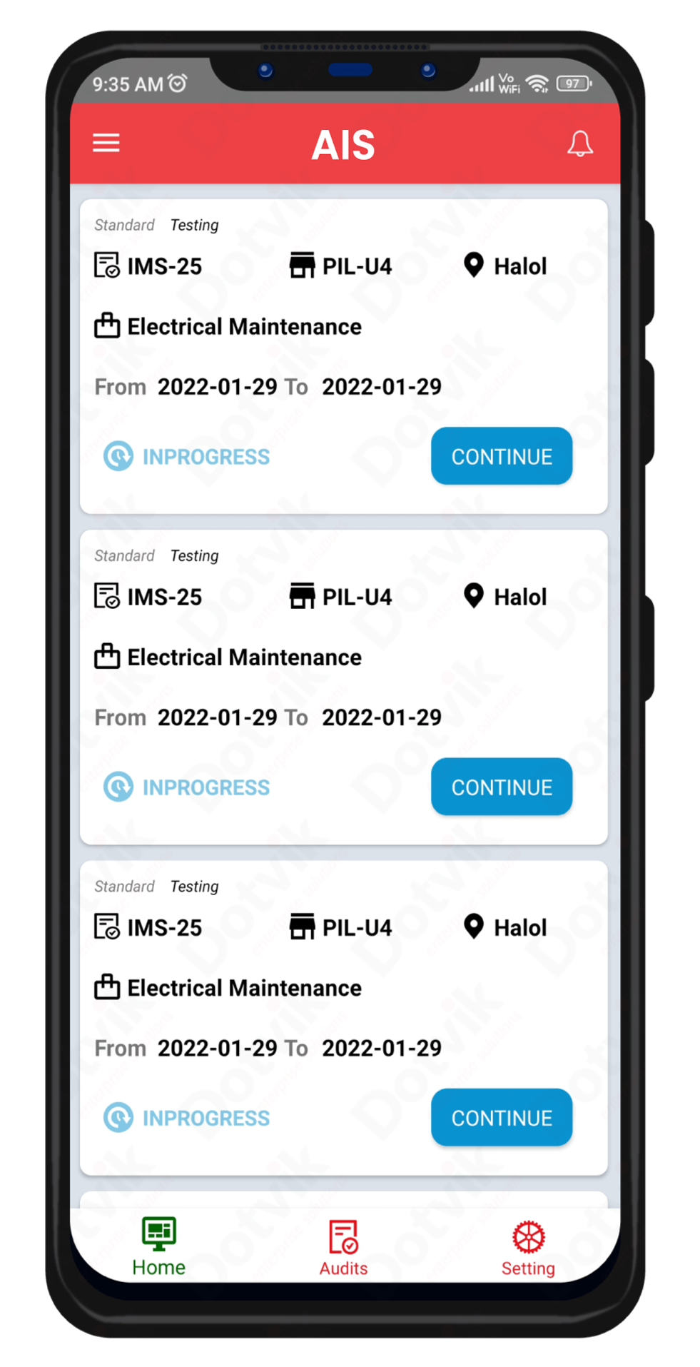 App screen 1
